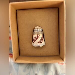 Jim Shore Heartwood Creek Lighthouse Thimble